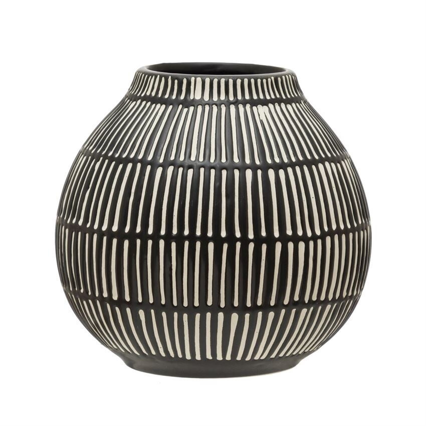 Textured Stripe Vase