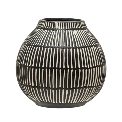 Textured Stripe Vase