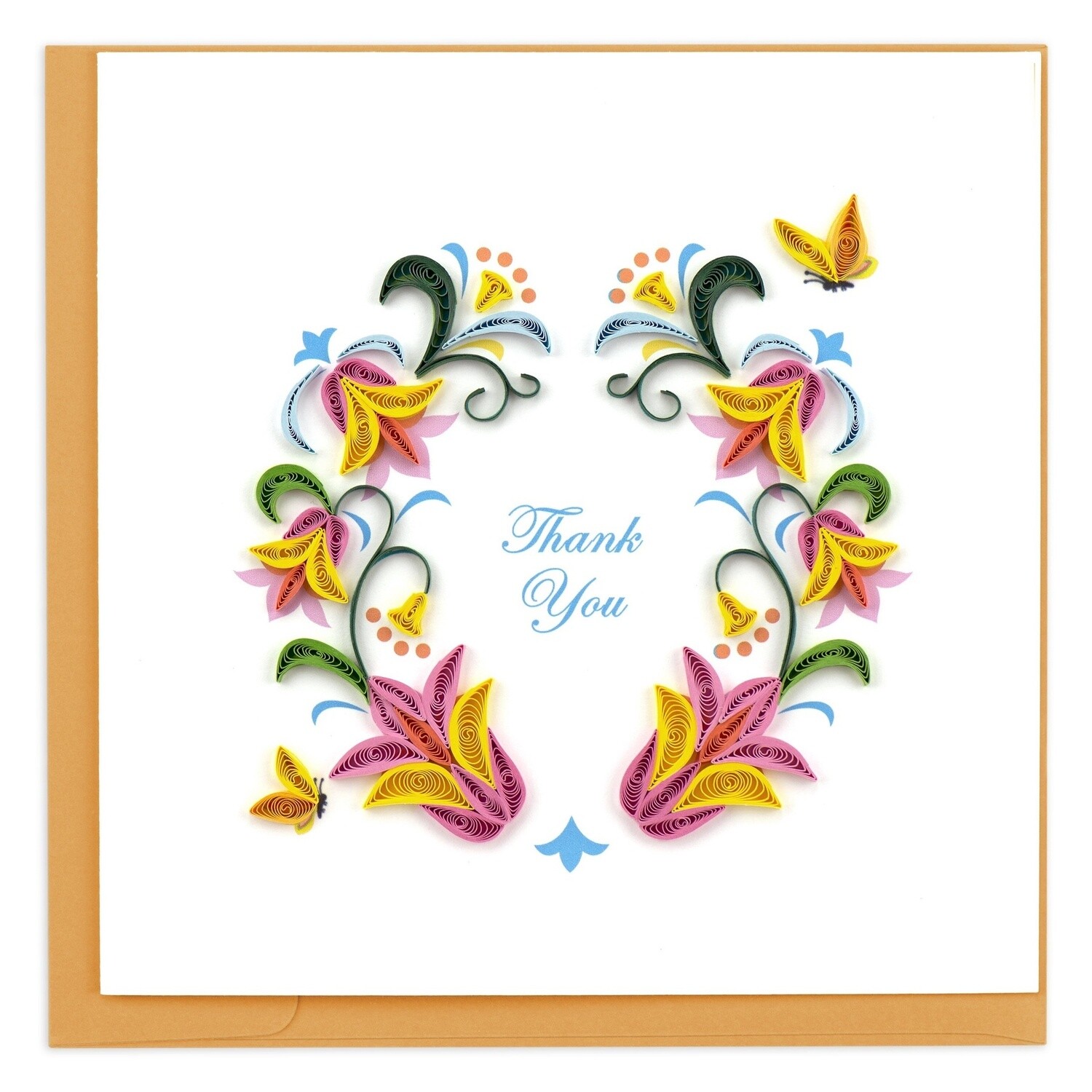 Thank You Flower Wreath