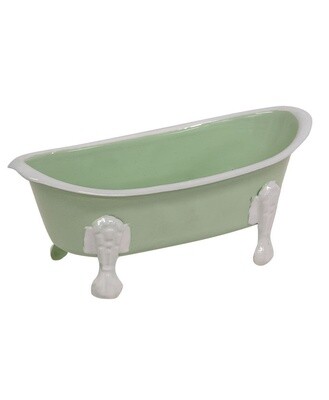 Metal Bathtub Soap Dish Mint Short