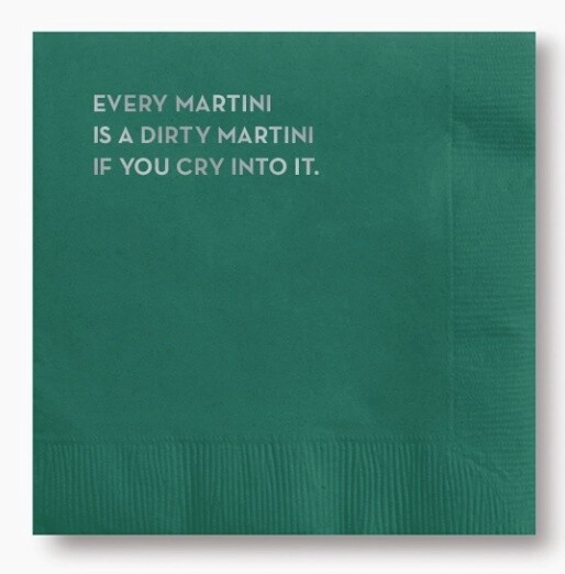 Napkins - Dirty Martini