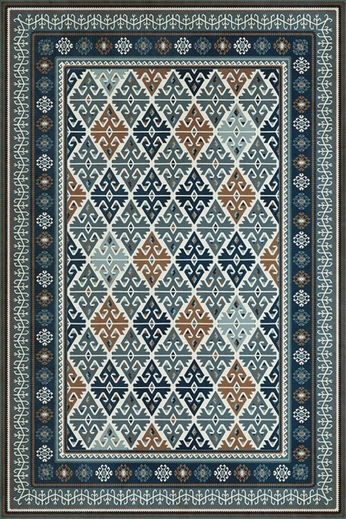 Burdock Saffron &amp; Sage Vinly Floor Mat 20x30