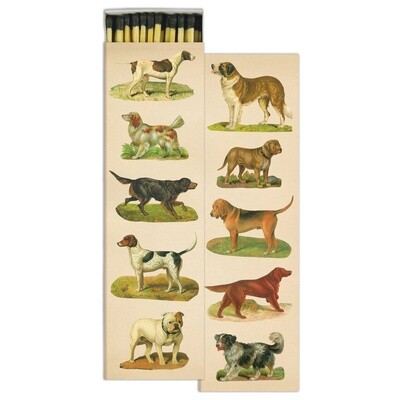 Dog Collage Fireplace Matches