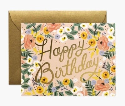 Ros Birthday Card