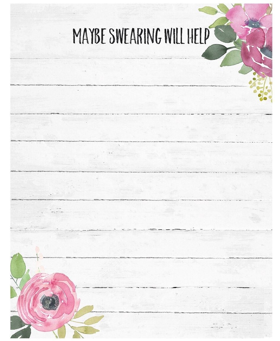 Maybe Swearing Notepad