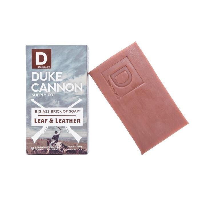 Brick of Soap - Leaf &amp; Leather