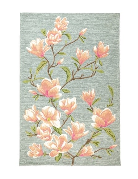 Magnolia Chambray Indoor/Outdoor Rug 2&#39;x3&#39;