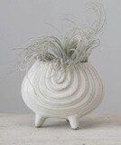 Rippled Reactive Glaze Planter