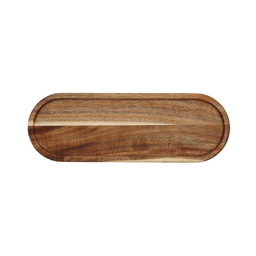 Acacia Wood Candle Tray