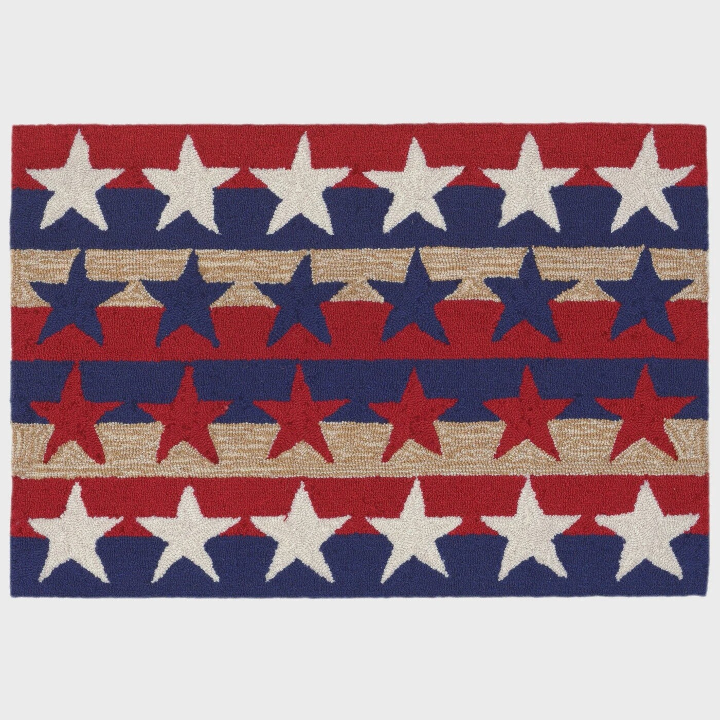 Stars &amp; Stripes Indoor/Outdoor Rug 2&#39;x3&#39;