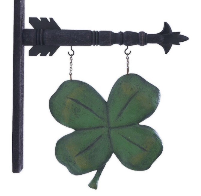 Four Leaf Clover Hanging Sign