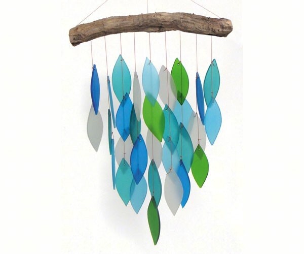 Ocean Glass Waterfall Wind Chime