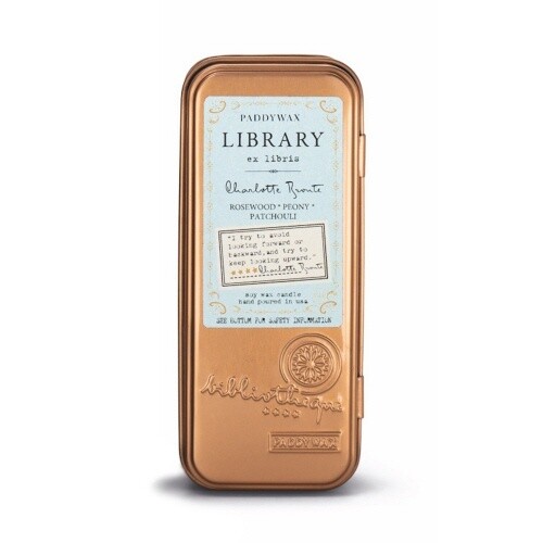 Library Tin - Charlotte Bronte - 2.5 oz Sea Foam