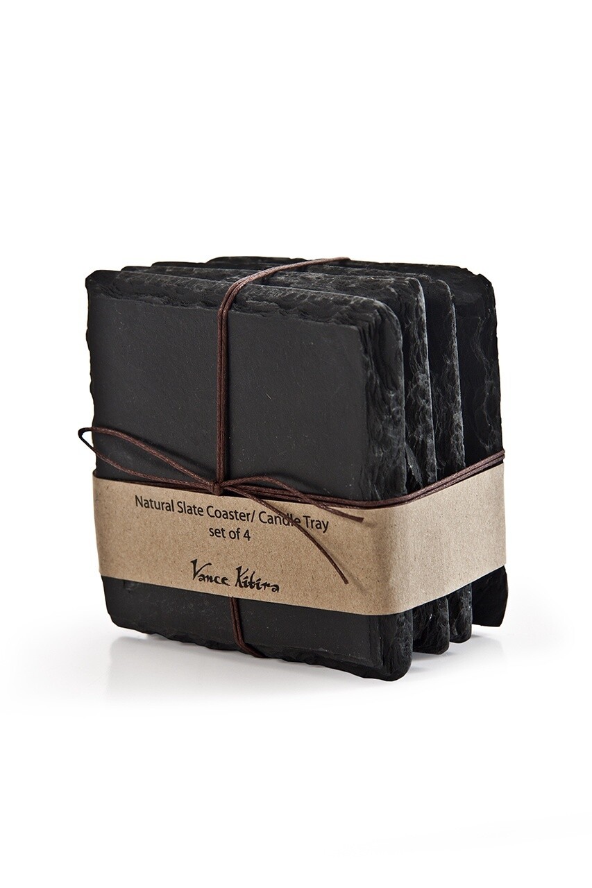 Kitira Slate Coasters 4 pack