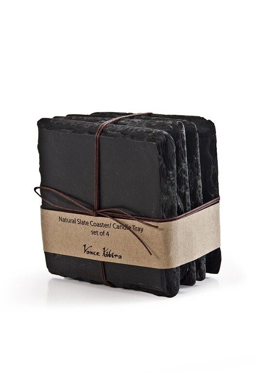 Kitira Slate Coasters 4 pack
