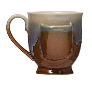 Mug with Teabag Pocket, Color: Amber