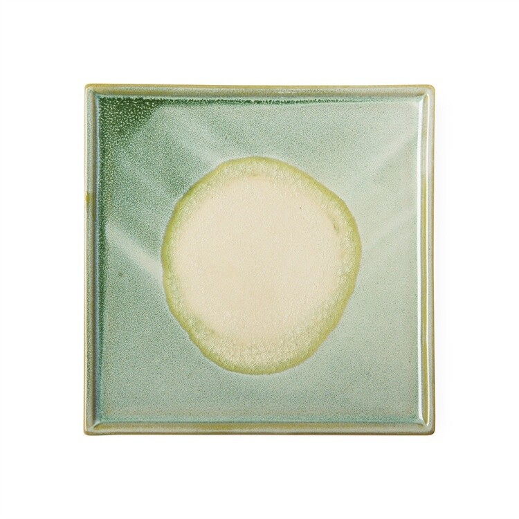 Glazed Square Platter - Gulf