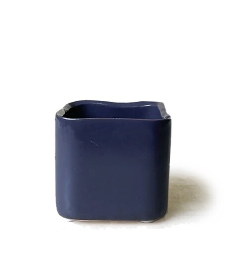 Blue Grey Ceramic Container