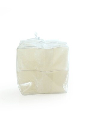Votives set of 12 - Melon White