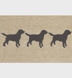 Frontporch Doggies Black 2&#39;x3&#39;