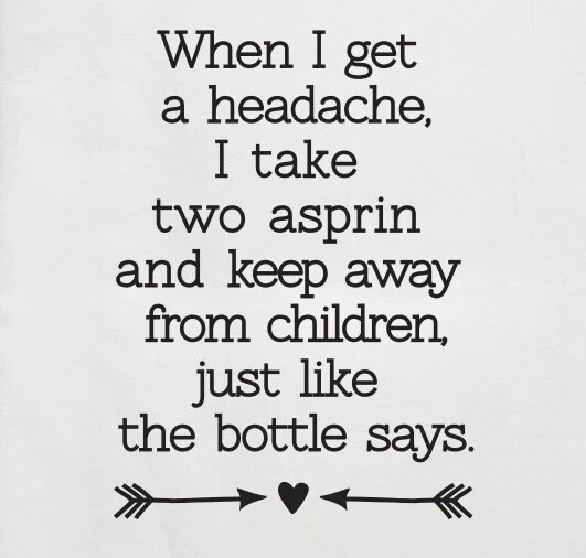 Headache Tea Towel