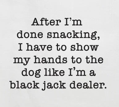 Blackjack Dealer Tea Towel