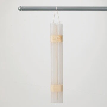 Timber Taper White 12&quot; Pair