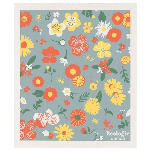 Flowers of Month Swedish Dishcloth