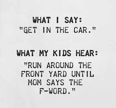 Get in the Car Tea Towel