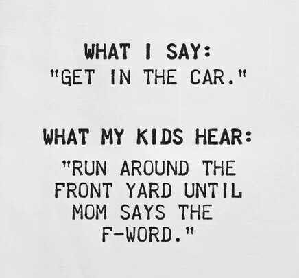 Get in the Car Tea Towel