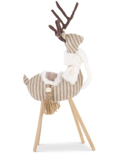 Tan &amp; Cream Striped Deer