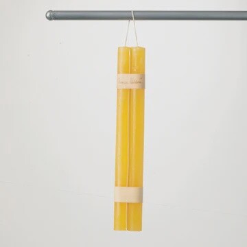 Timber Taper Pale Yellow 12&quot; Pair