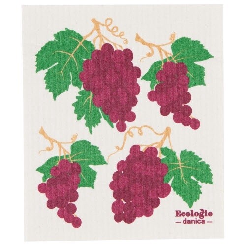 Grapes Swedish Dishcloth