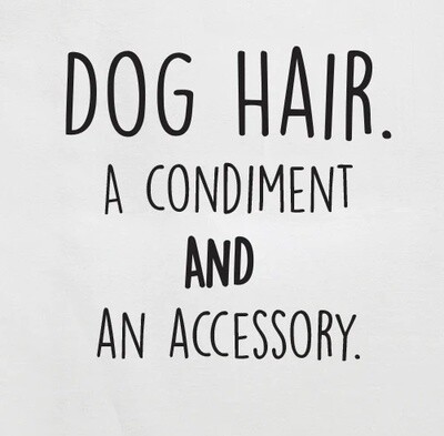 Dog Hair Condiment Tea Towel