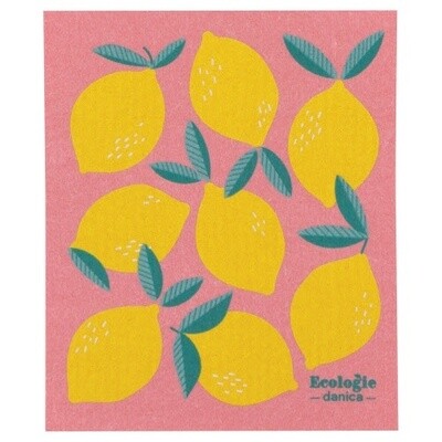 Lemons Swedish Dishcloth