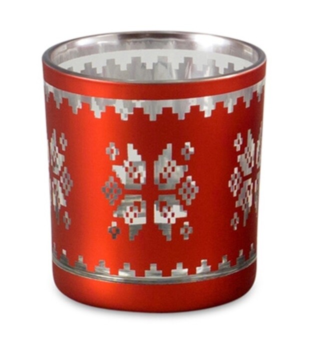 Nordic Snowflake Votive Holder