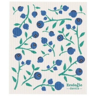 Blueberries Swedish Dishcloth