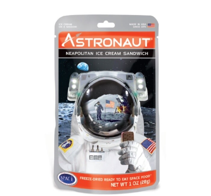 Astronaut Ice Cream Sandwich - Neapolitan