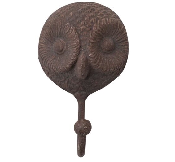 Rustic Owl Hook