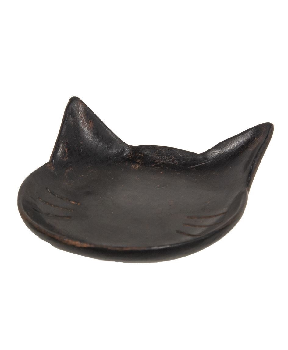 Black Cat Resin Trinket Tray
