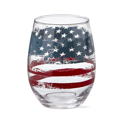 Patriotic Wine Glass