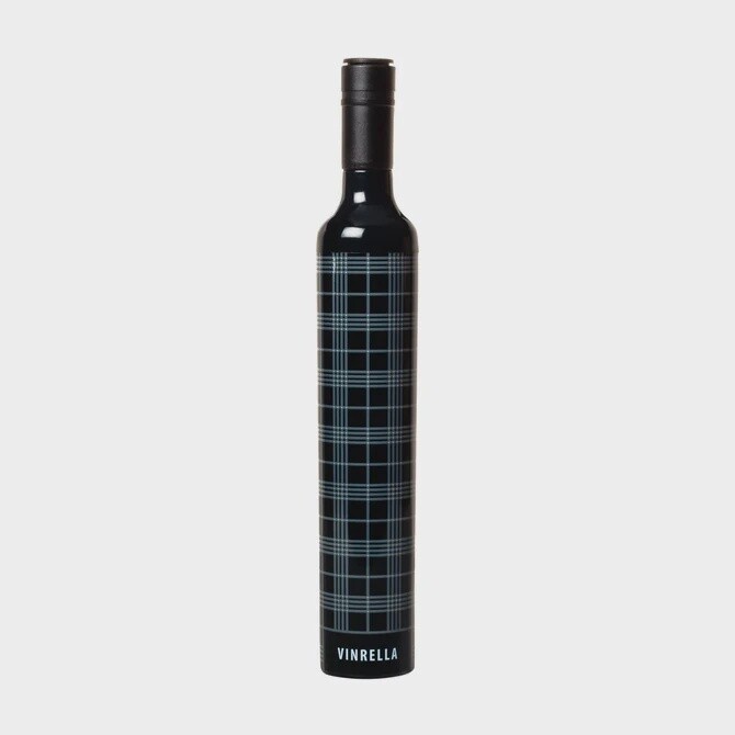 Black Plaid Umbrella