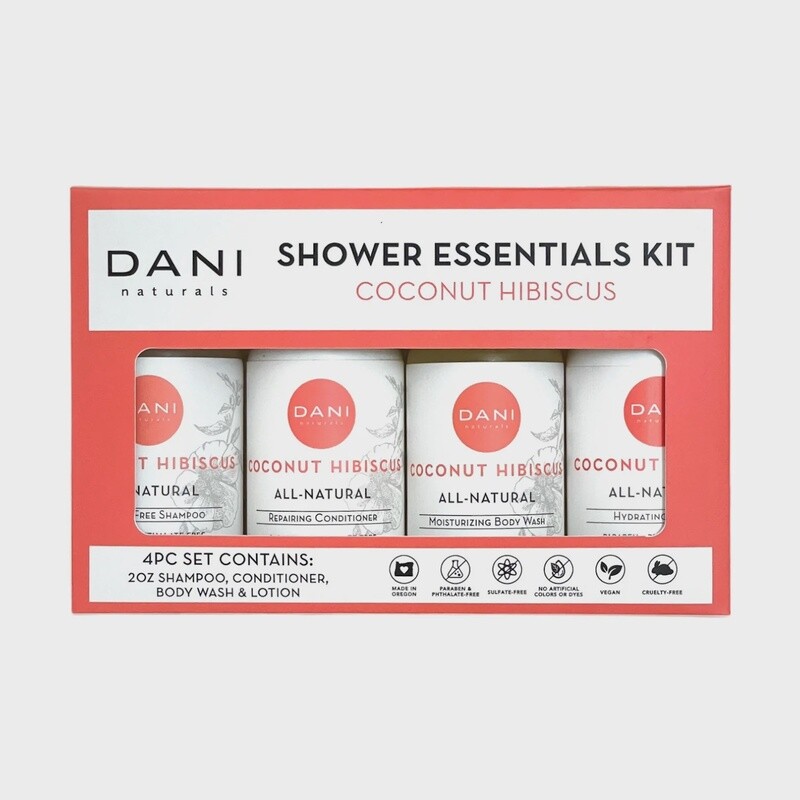Coconut Hibiscus Travel Kit