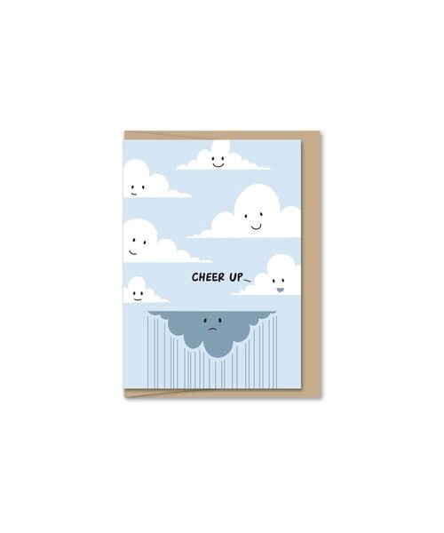 Cheer Up Cloud Mini Card