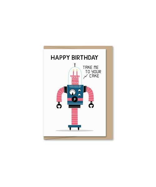 Take Me to your Cake Mini Card