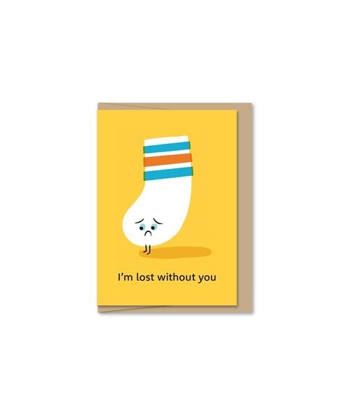 Lost Without You Mini Card