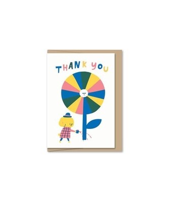 Thank You Flower Mini Card