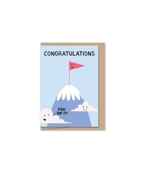 Mountain Congrats Mini Card