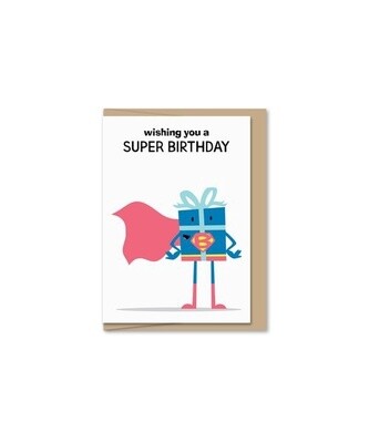 Wishing you a Super Birthday Mini Card