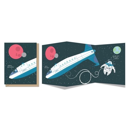 Out of this World - Tri-fold Card